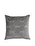  image of gallery-leopard-metallic-velvet-cushion