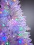  image of 6ft-white-regal-pre-lit-multifunction-dual-colour-led-christmas-tree