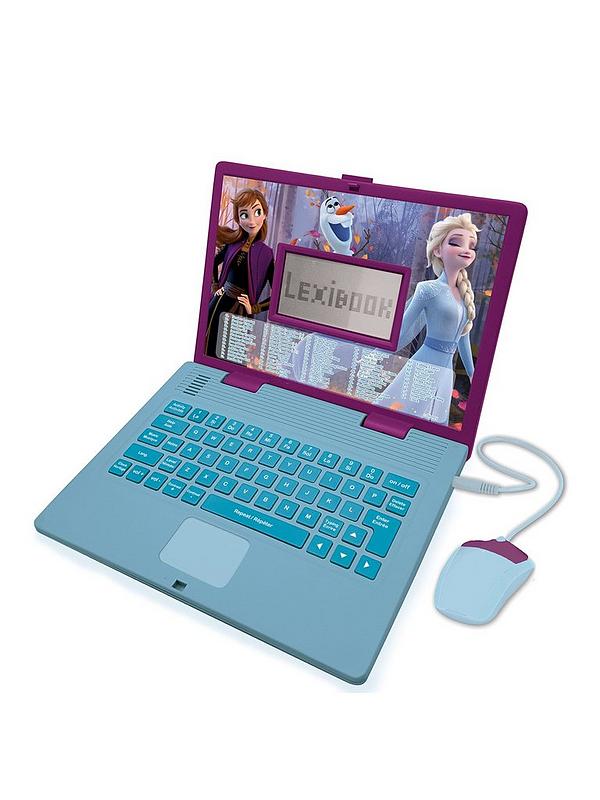 Image 1 of 4 of Lexibook Frozen 2 Laptop Bilingual with 120 activities