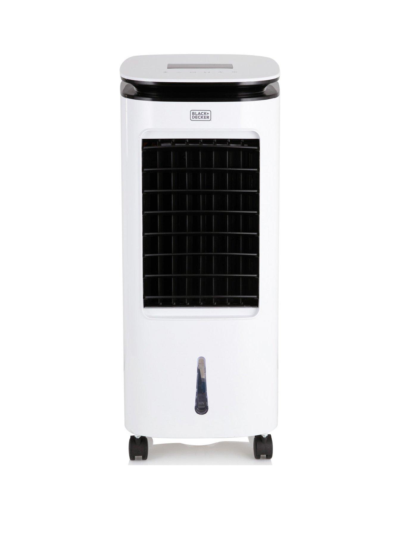 undefined 2-in-1 Air Cooler with 3 Heat Settings, 7 Litre Water Tank, White, 65W, BXAC65001GB