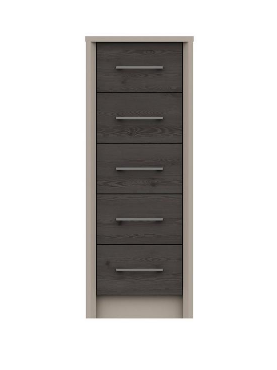 front image of smyth-ready-assembled-5-drawer-tall-boy