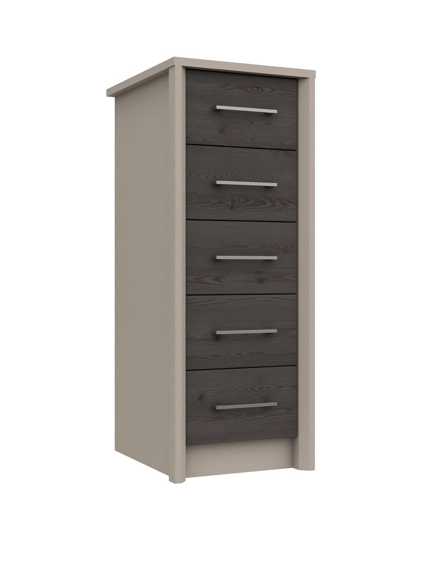Image 3 of 5 of One Call Smyth Ready Assembled 5 Drawer Tall Boy