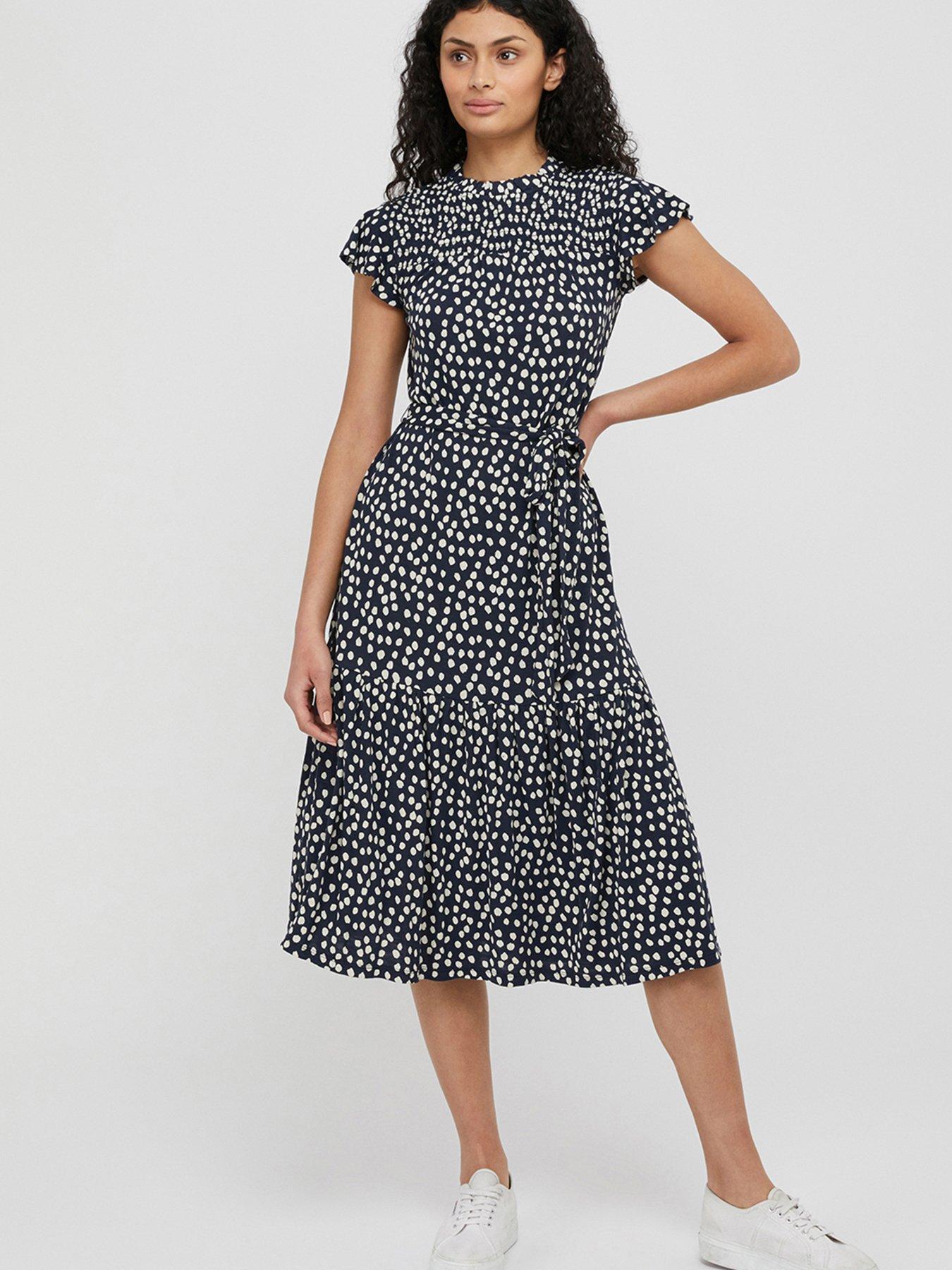 jersey midi dresses with sleeves