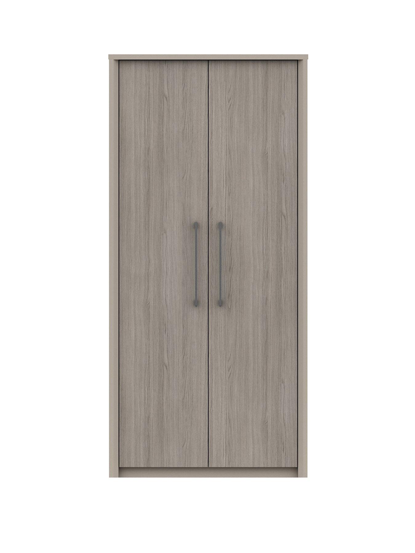 One Call Smyth Ready Assembled 2 Door Wardrobe