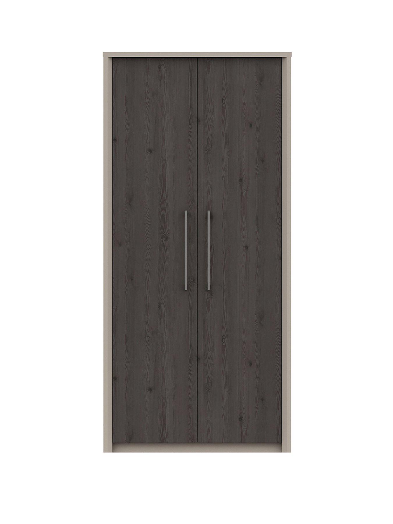 Image 1 of 6 of One Call Smyth Ready Assembled&nbsp;2 Door Wardrobe