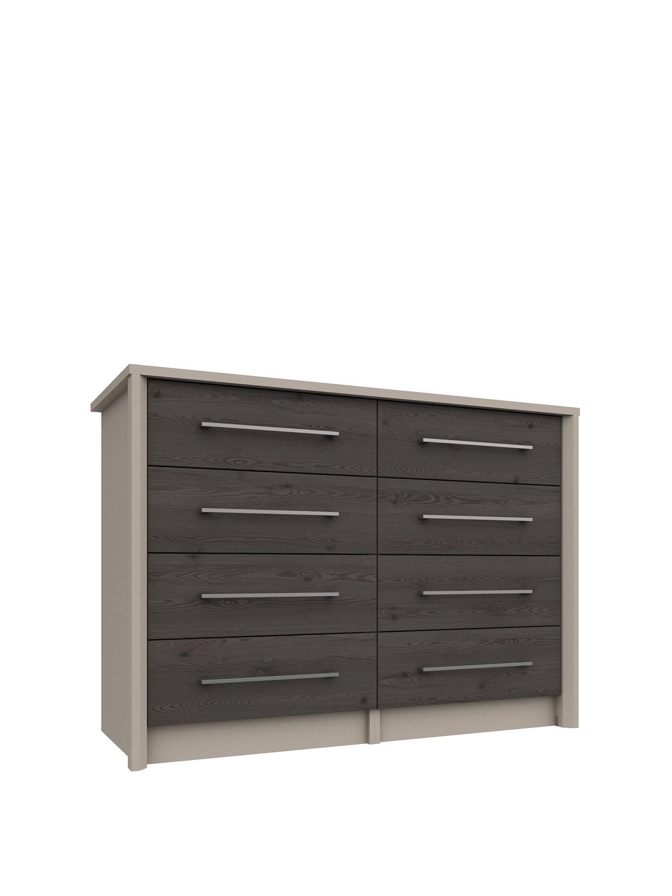 Image 3 of 5 of One Call Smyth Ready Assembled 4 + 4 Drawer Chest