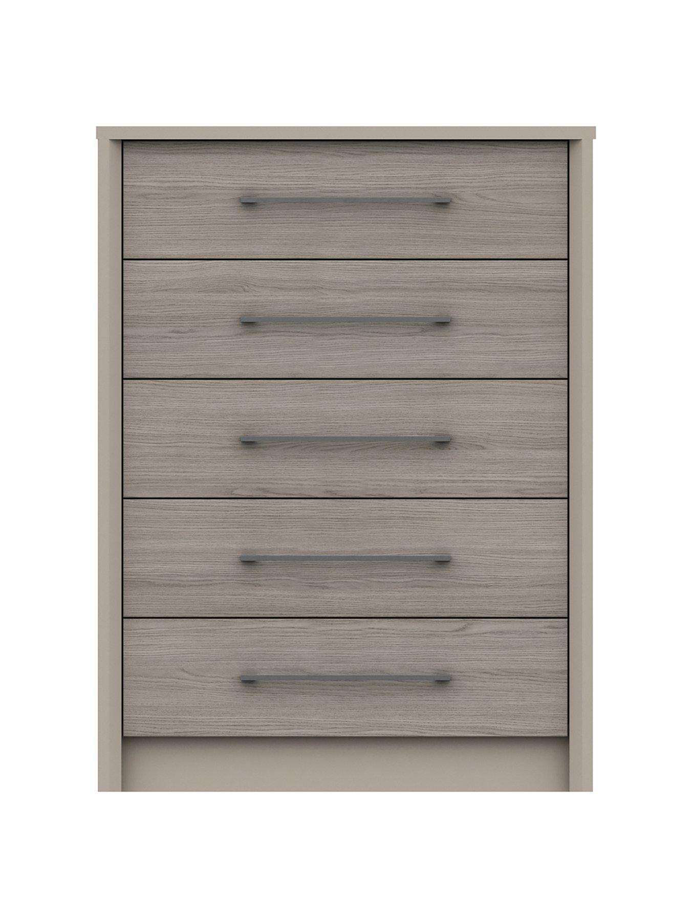One Call Smyth Ready Assembled 5 Drawer Chest