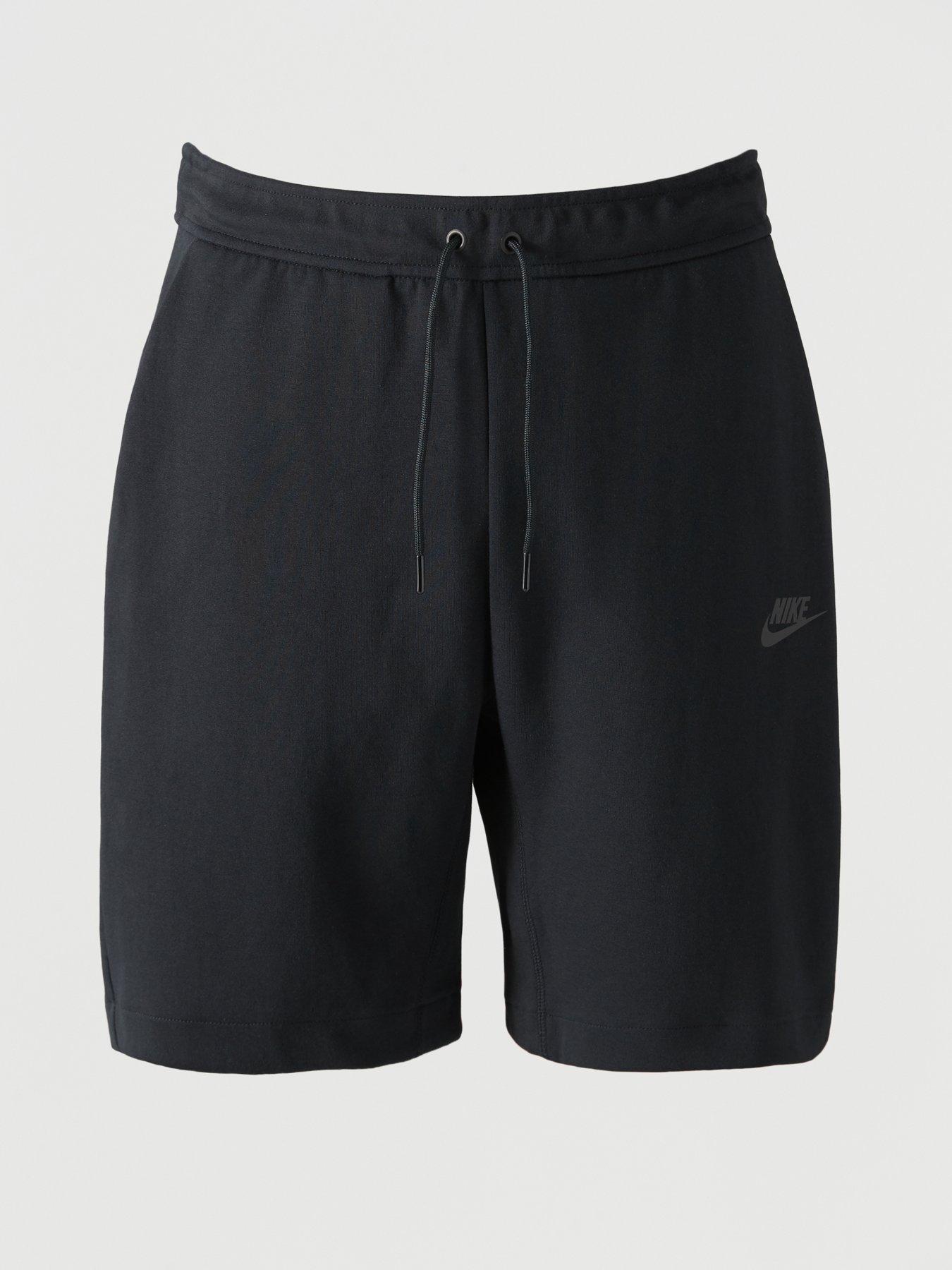 black nike tech shorts