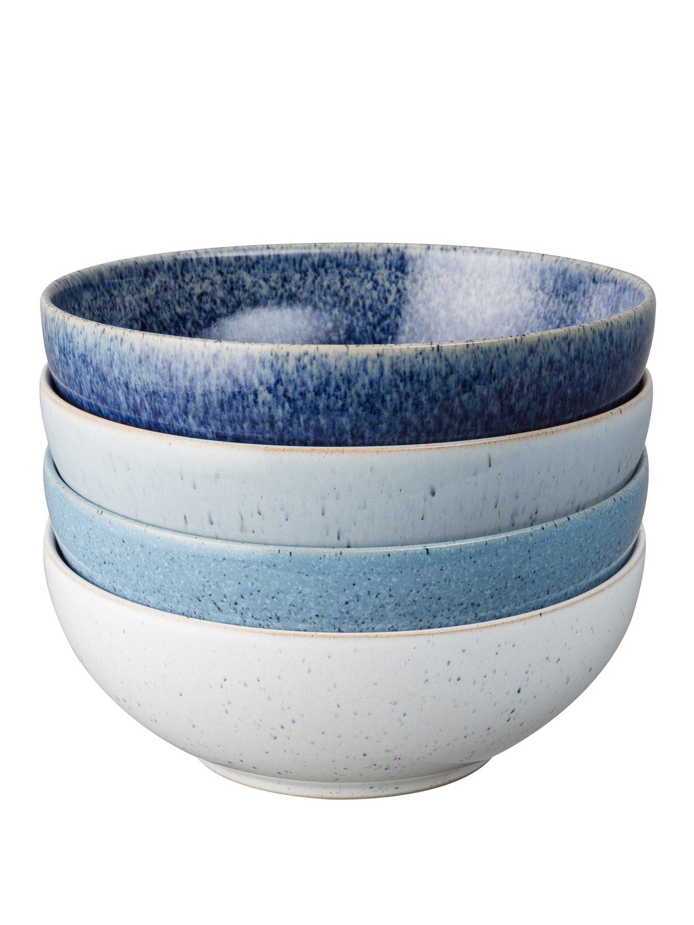 undefined Studio Blue 4-Piece Coupe Cereal Bowl Set