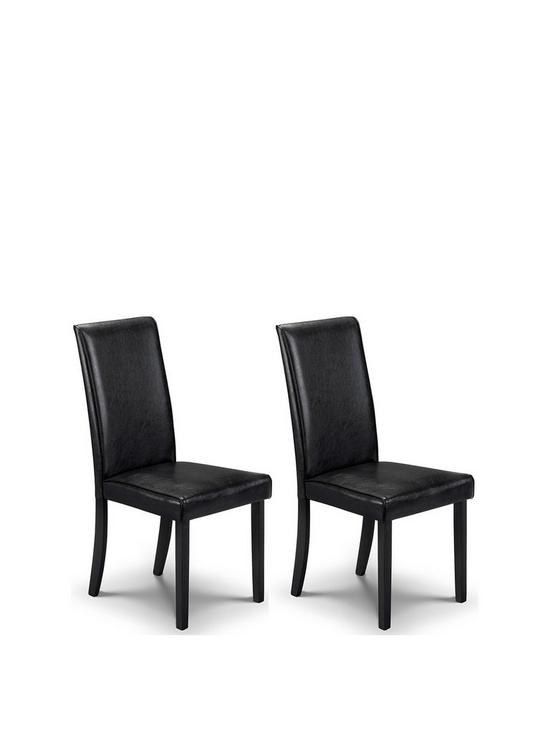 front image of julian-bowen-pair-of-hudson-dining-chairs-black