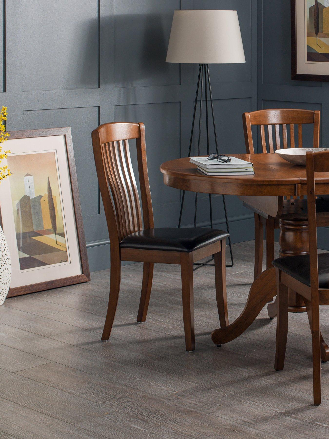 Julian Bowen Pair of Canterbury Dining Chairs