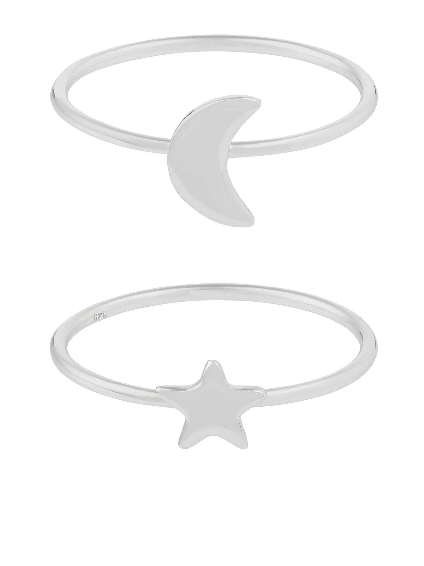 Accessorize St 2X Star And Moon Ring Set review