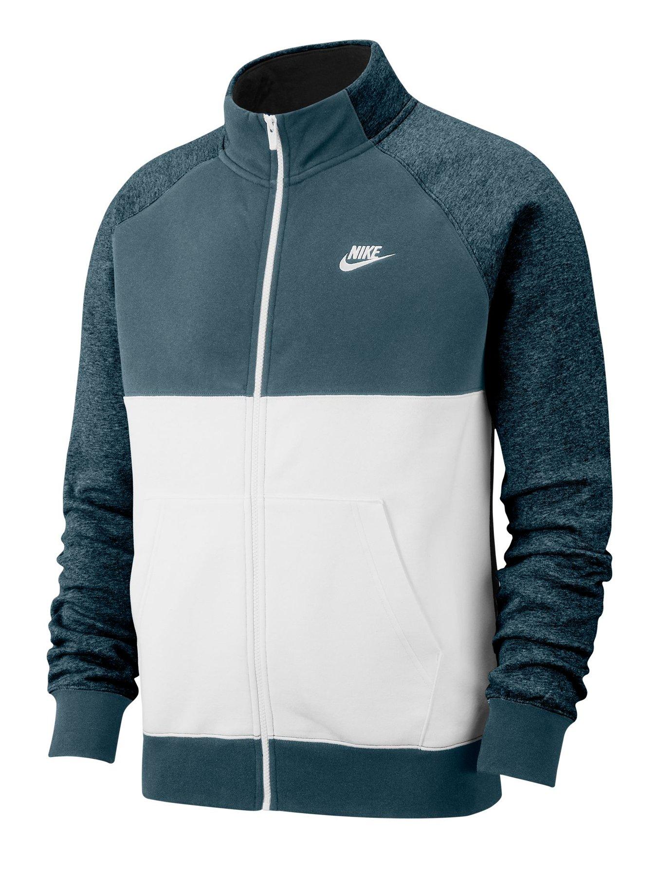 nike sportswear fleece tracksuit grey