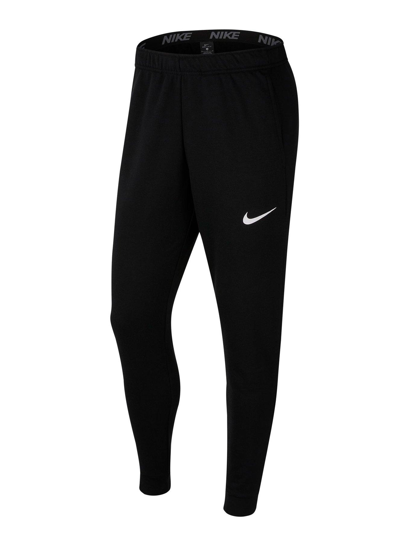 black nike training pants