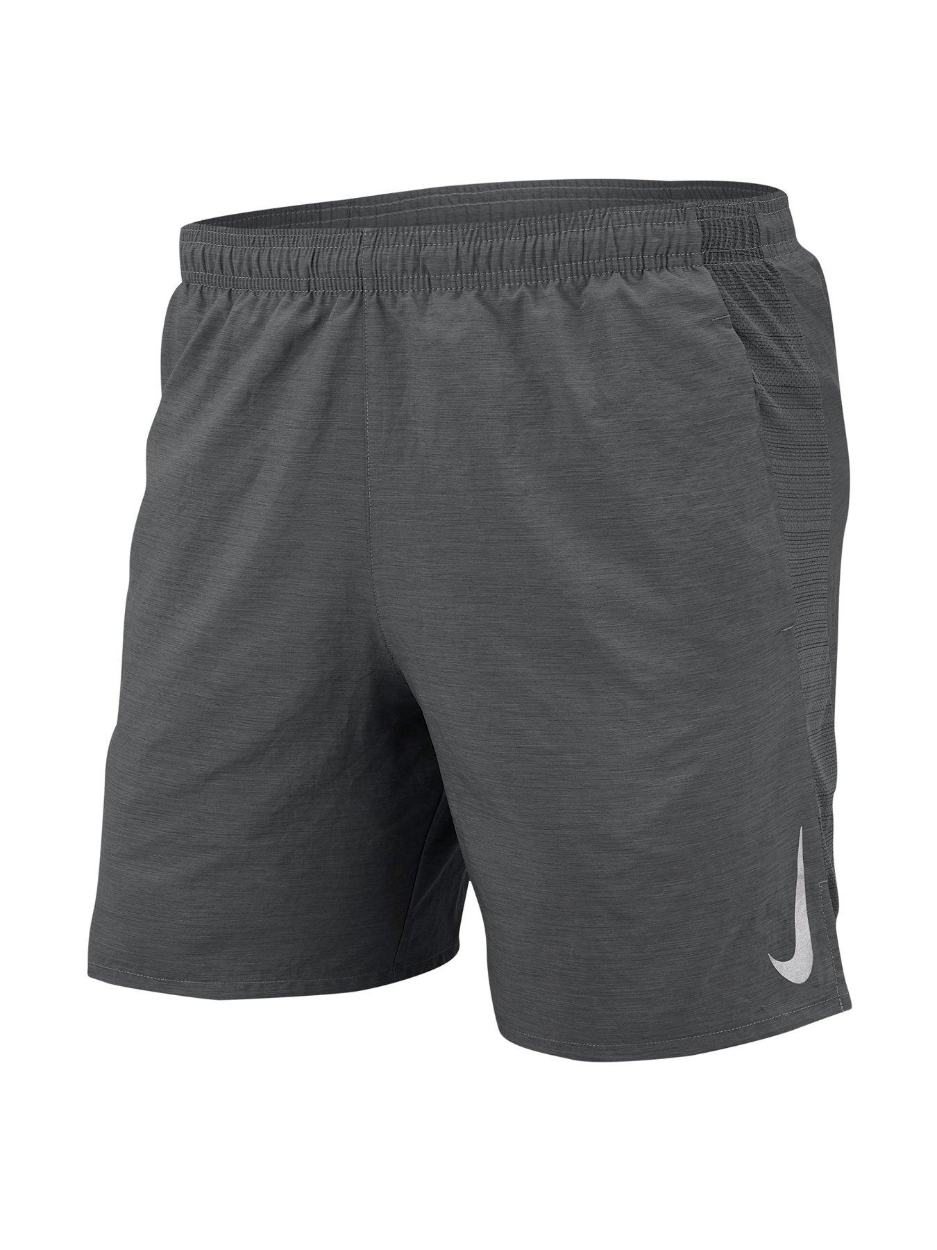 nike 7 inch shorts grey