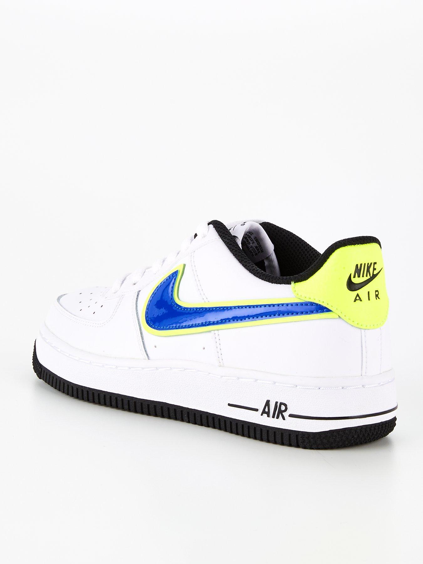 nike junior air force 1 low trainer white