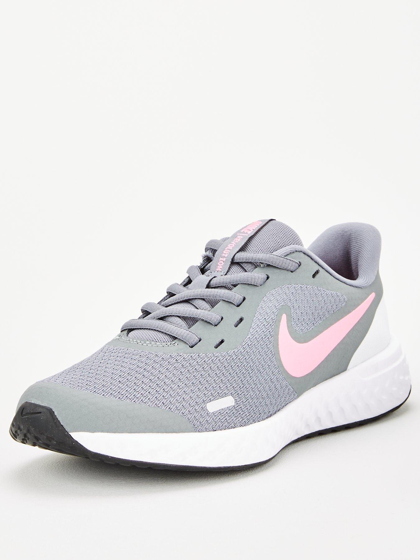 nike grey pink trainers