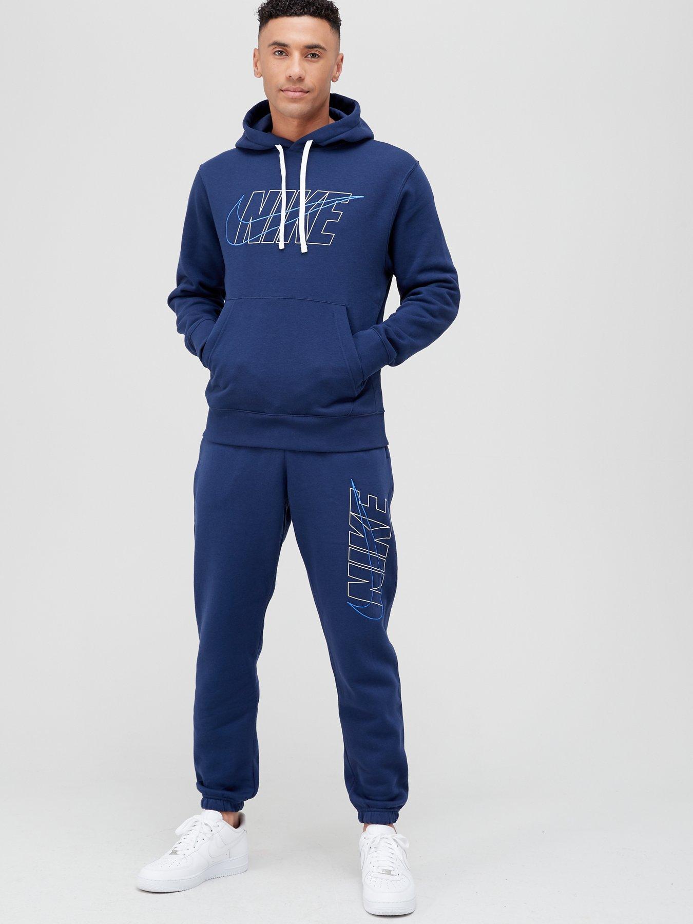 nike nsw graphic fleece tracksuit