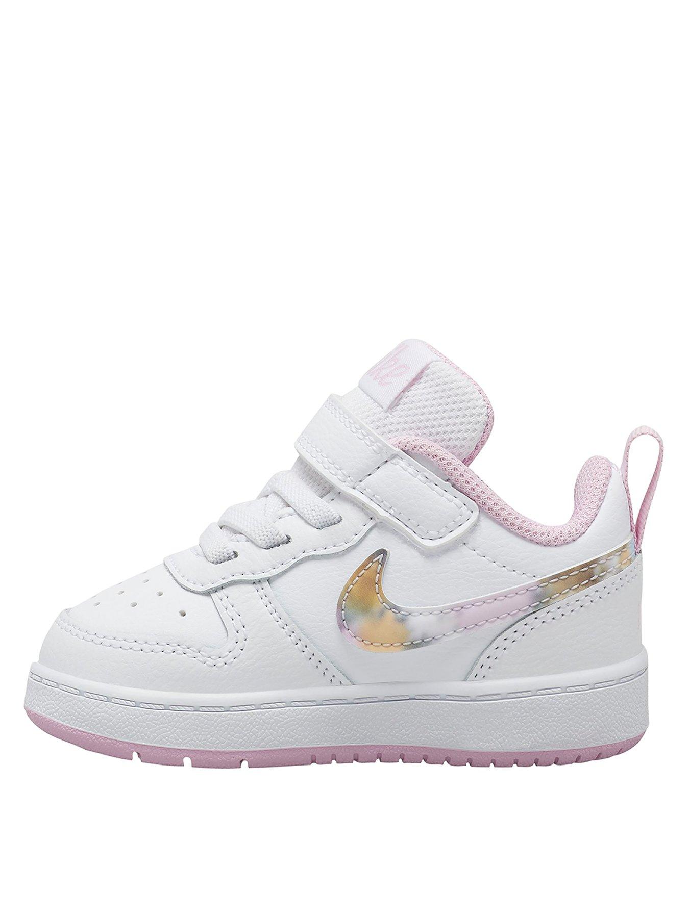 nike court borough infant white