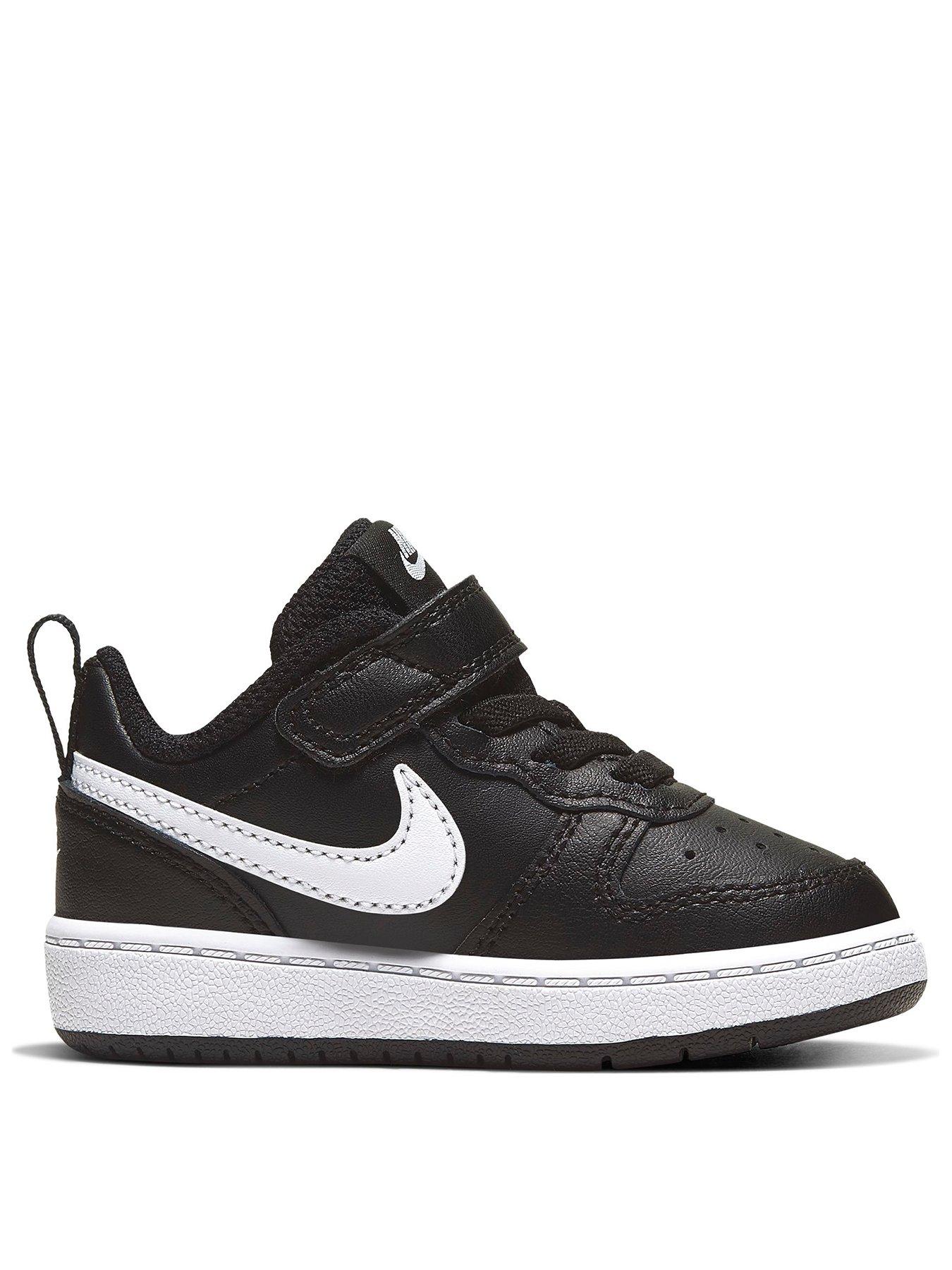 Nike court borough 2025 low black and white