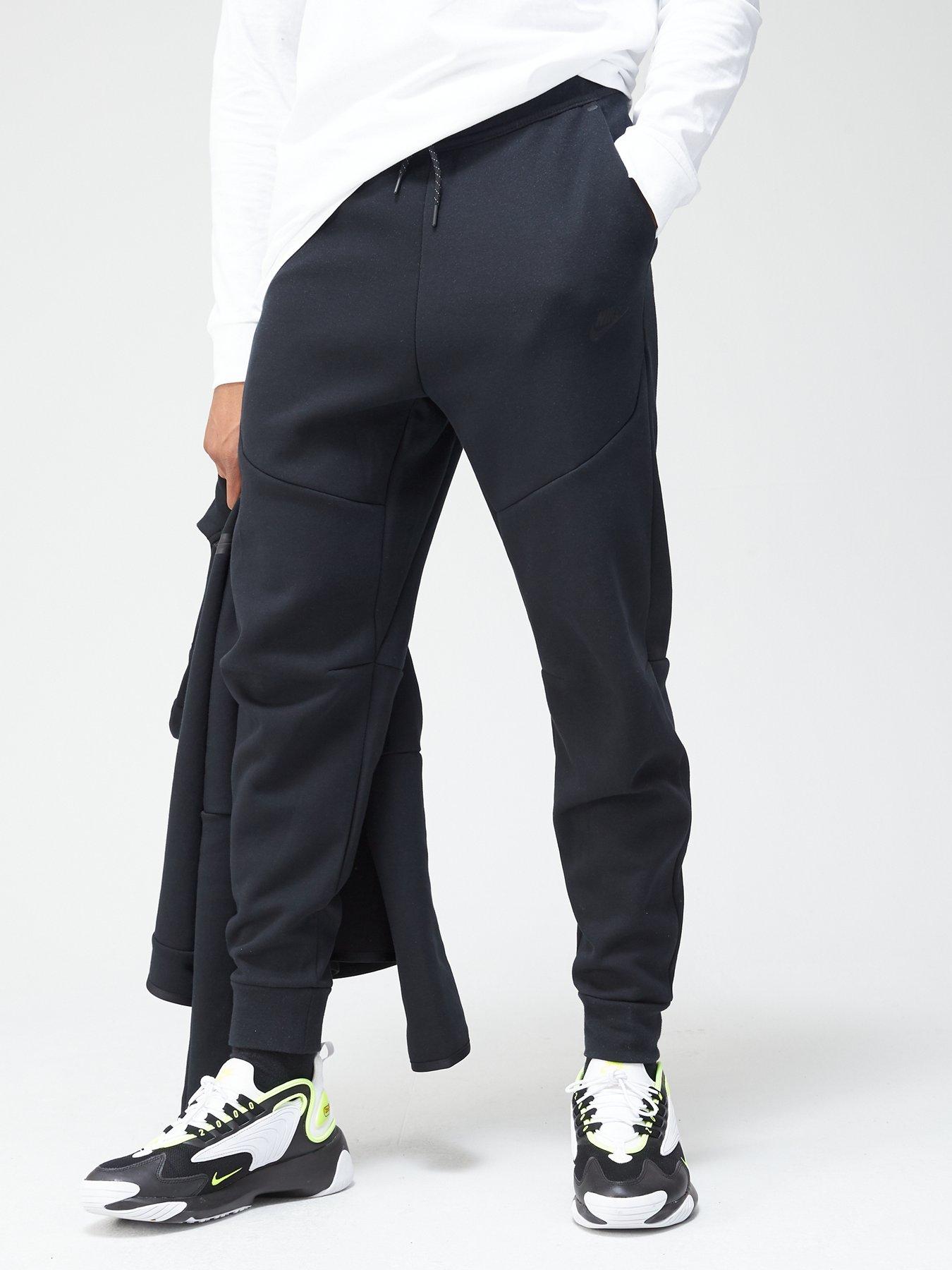 nike tech fleece pants black