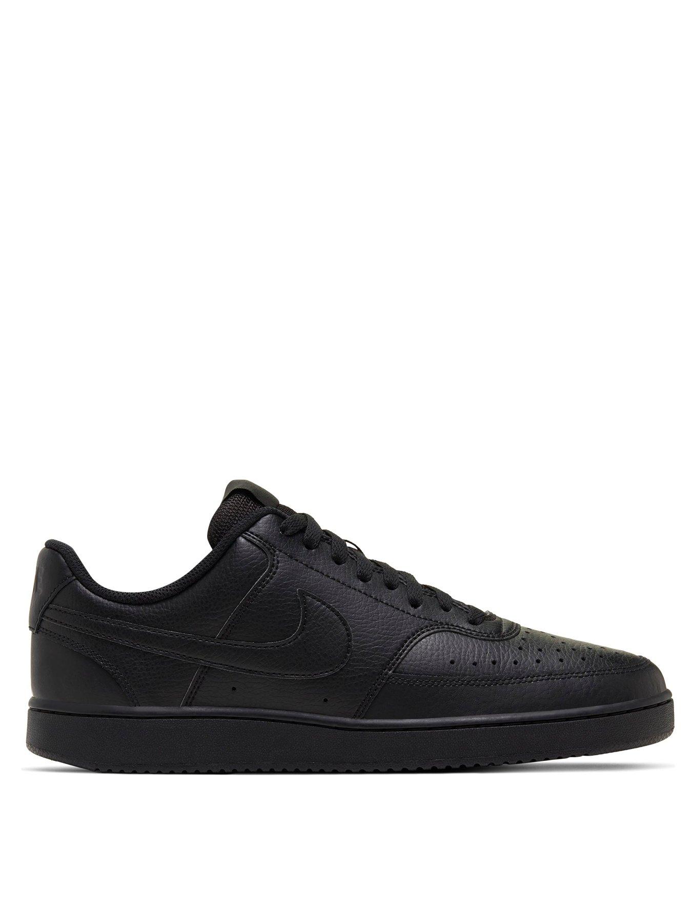 very mens black trainers