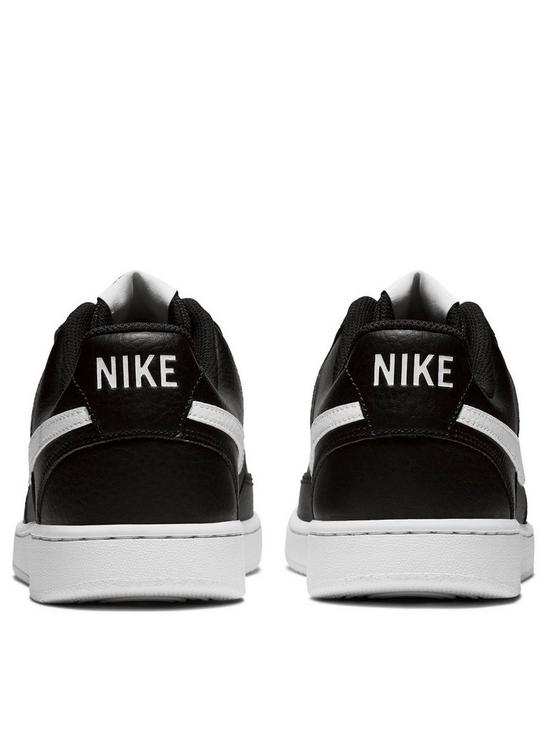 Nike Court Vision Low Profile Trainers - Black | very.co.uk