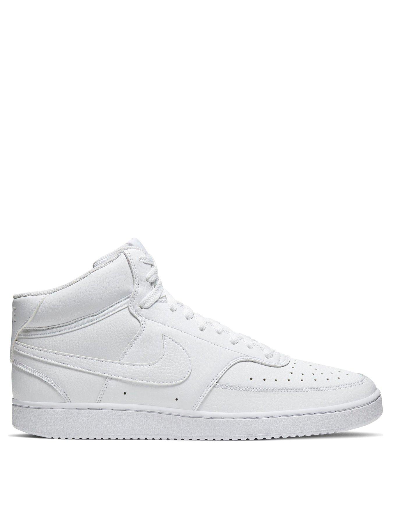 Nike Court Vision Mid - White | very.co.uk