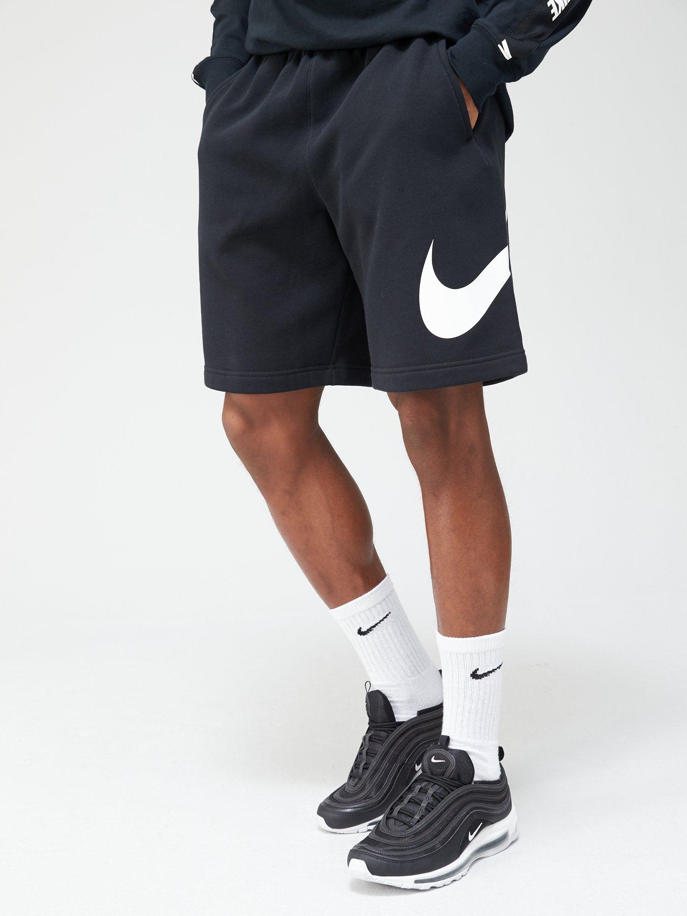 Nike Sportswear Club Swoosh Shorts - Black