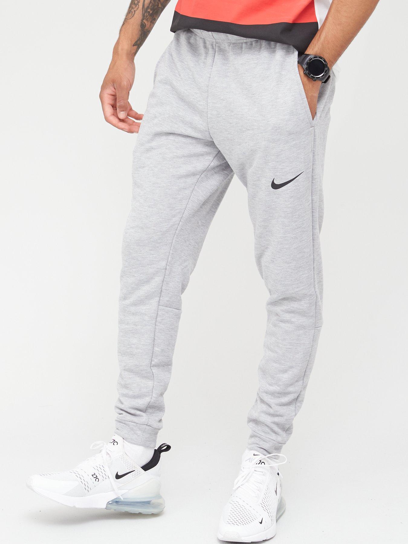 nike training tapered fleece pants