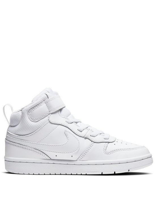 back image of nike-court-borough-mid-2-childrens-trainer