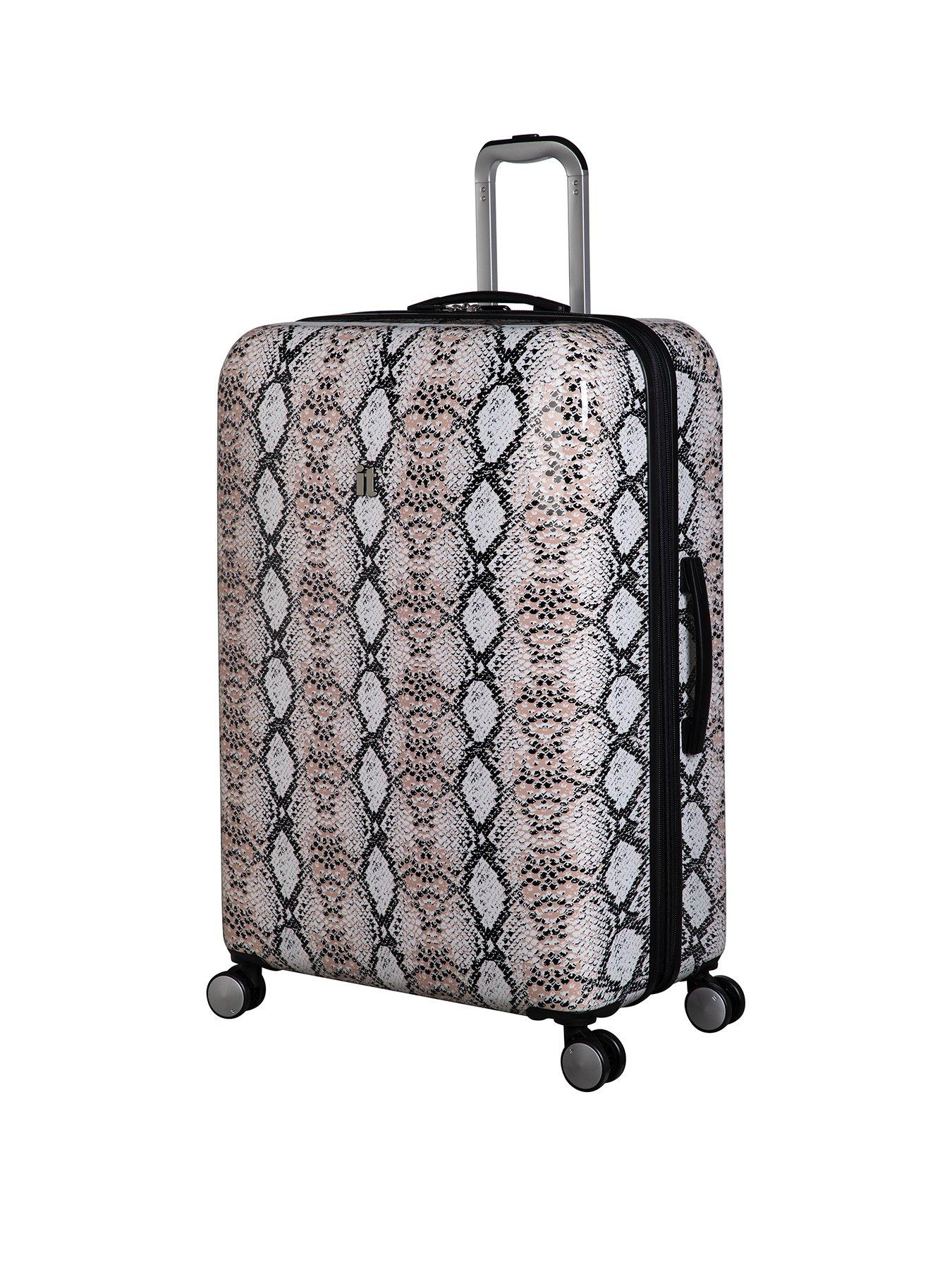 It Luggage Sheen Snake Print Large Case review