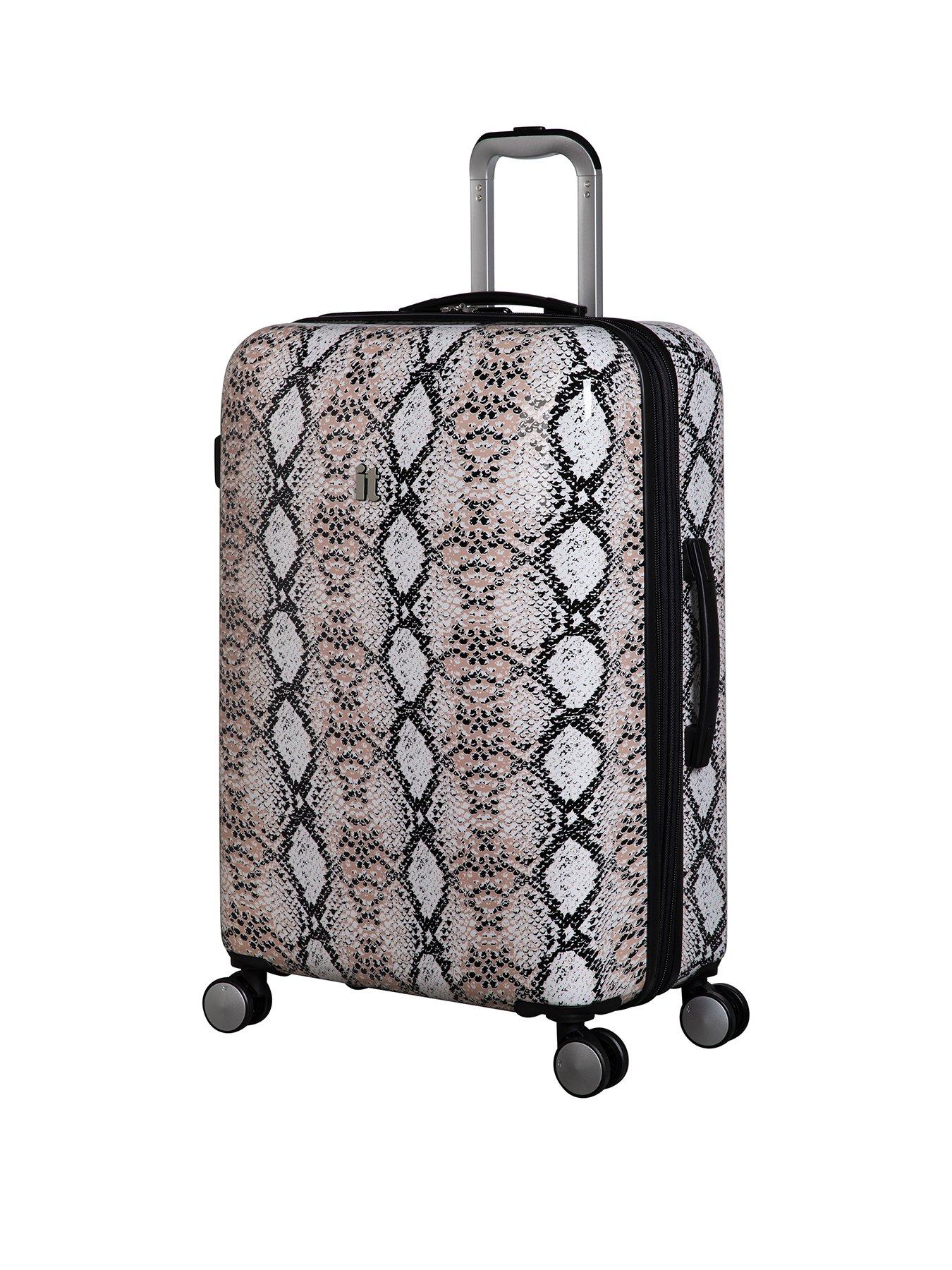 It Luggage Sheen Snake Print Medium Case review