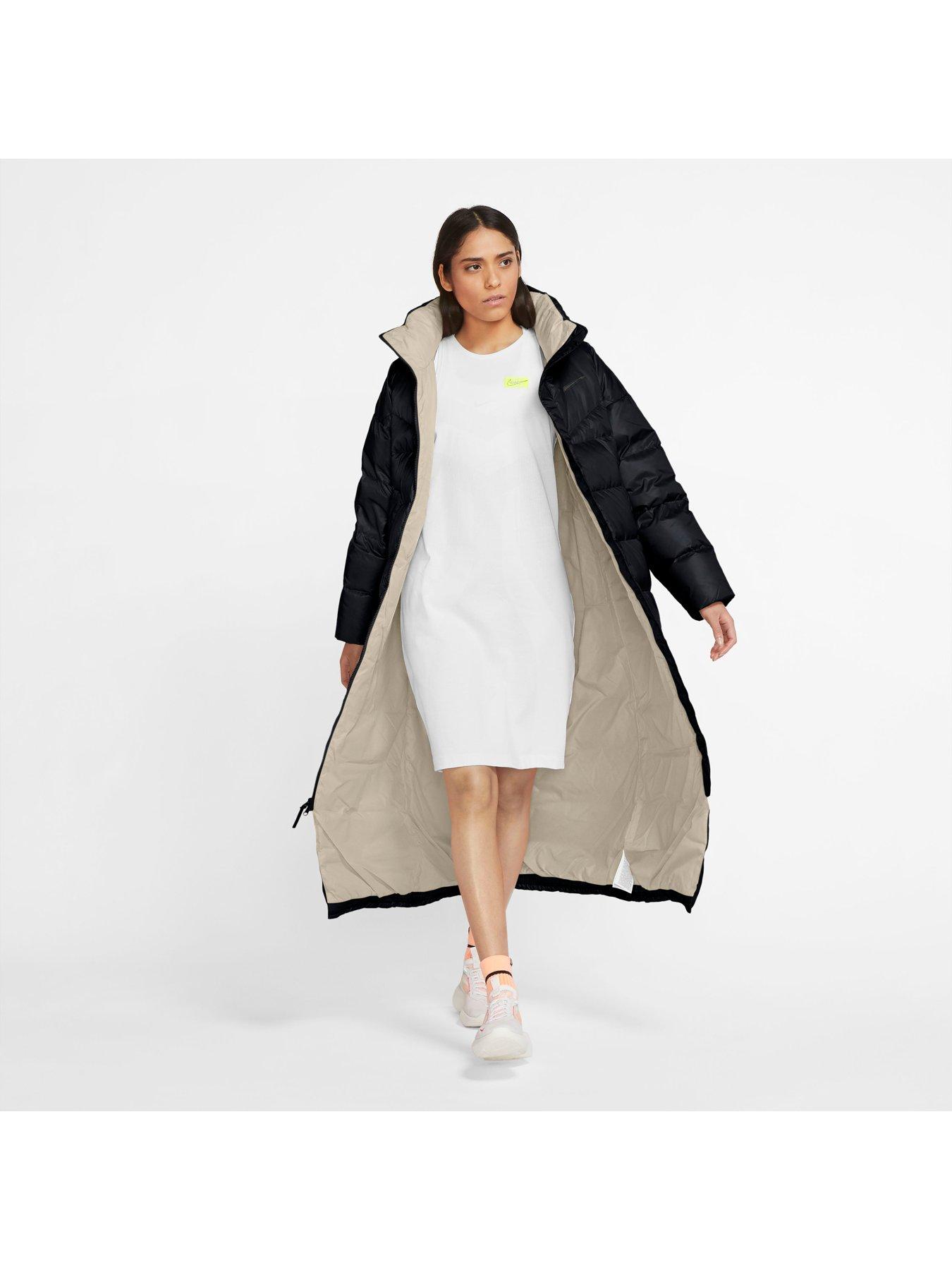 nike swoosh down parka
