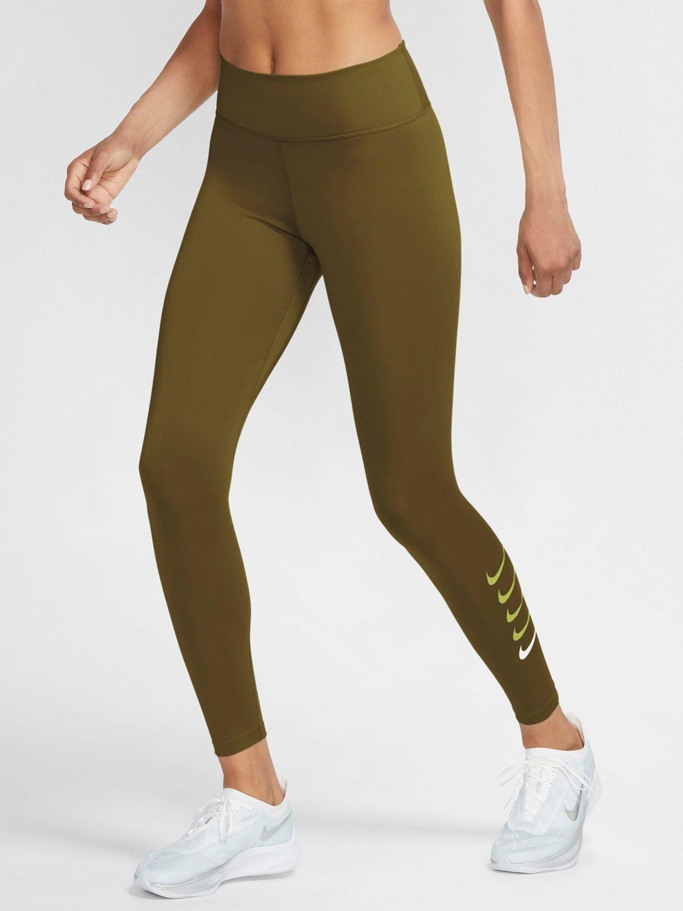 khaki green nike leggings