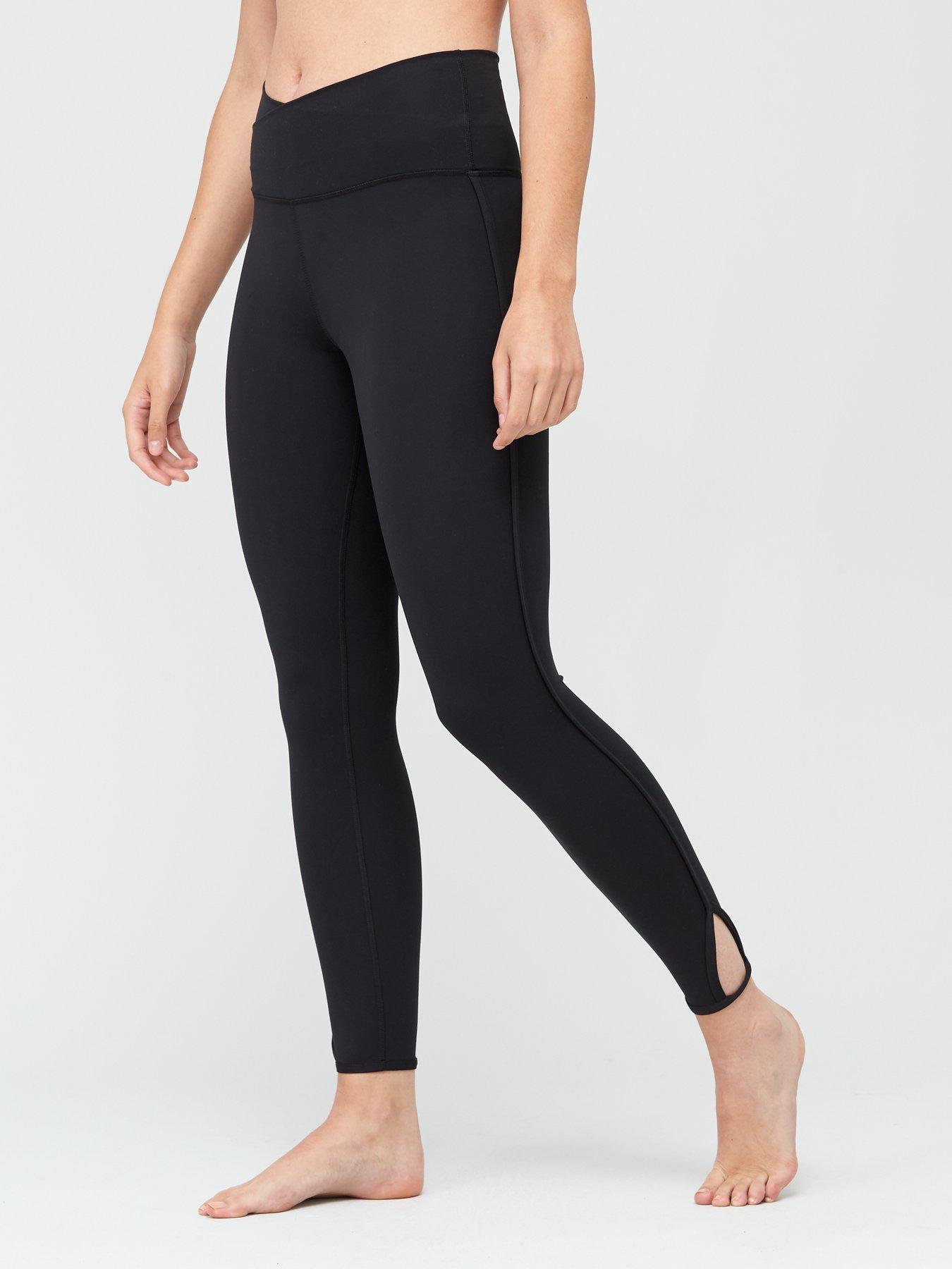 Nike Yoga Core Cutout Leggings Black Very Co Uk
