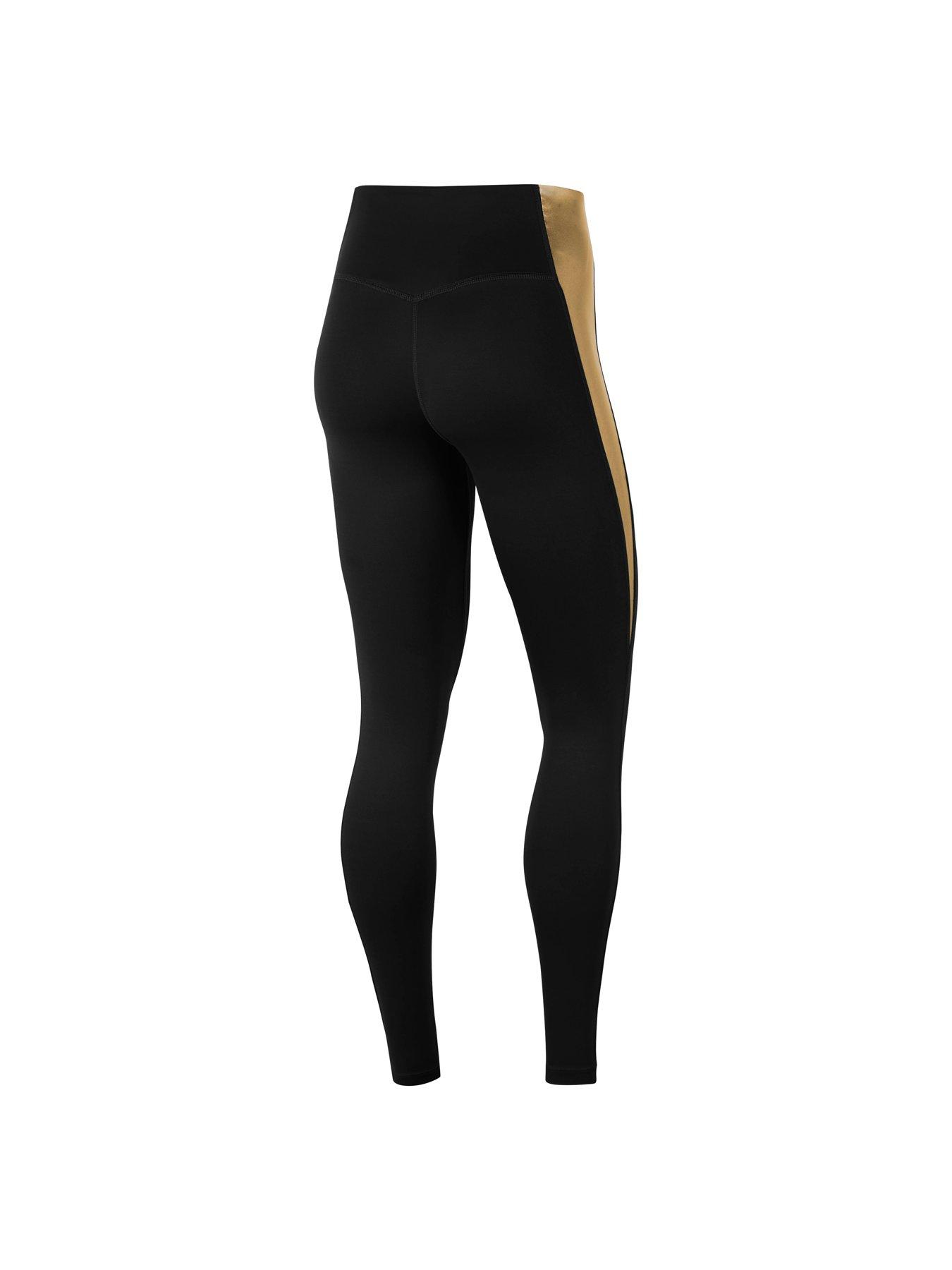 nike leggings with gold