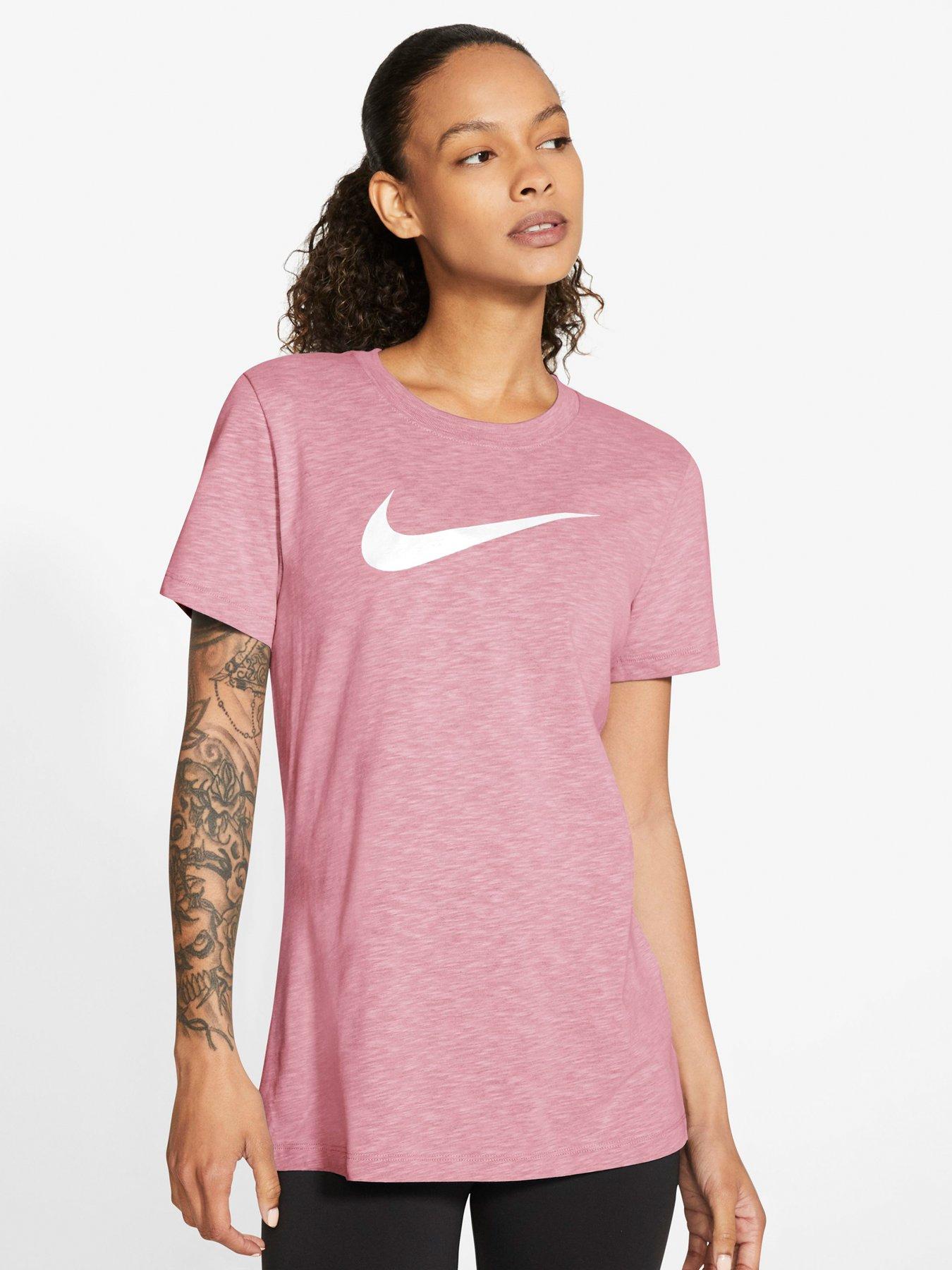 nike dri fit t shirt pink