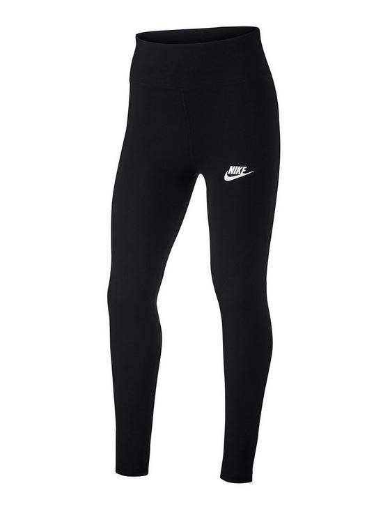 Nike Older Girls Favorites Legging - Black | very.co.uk