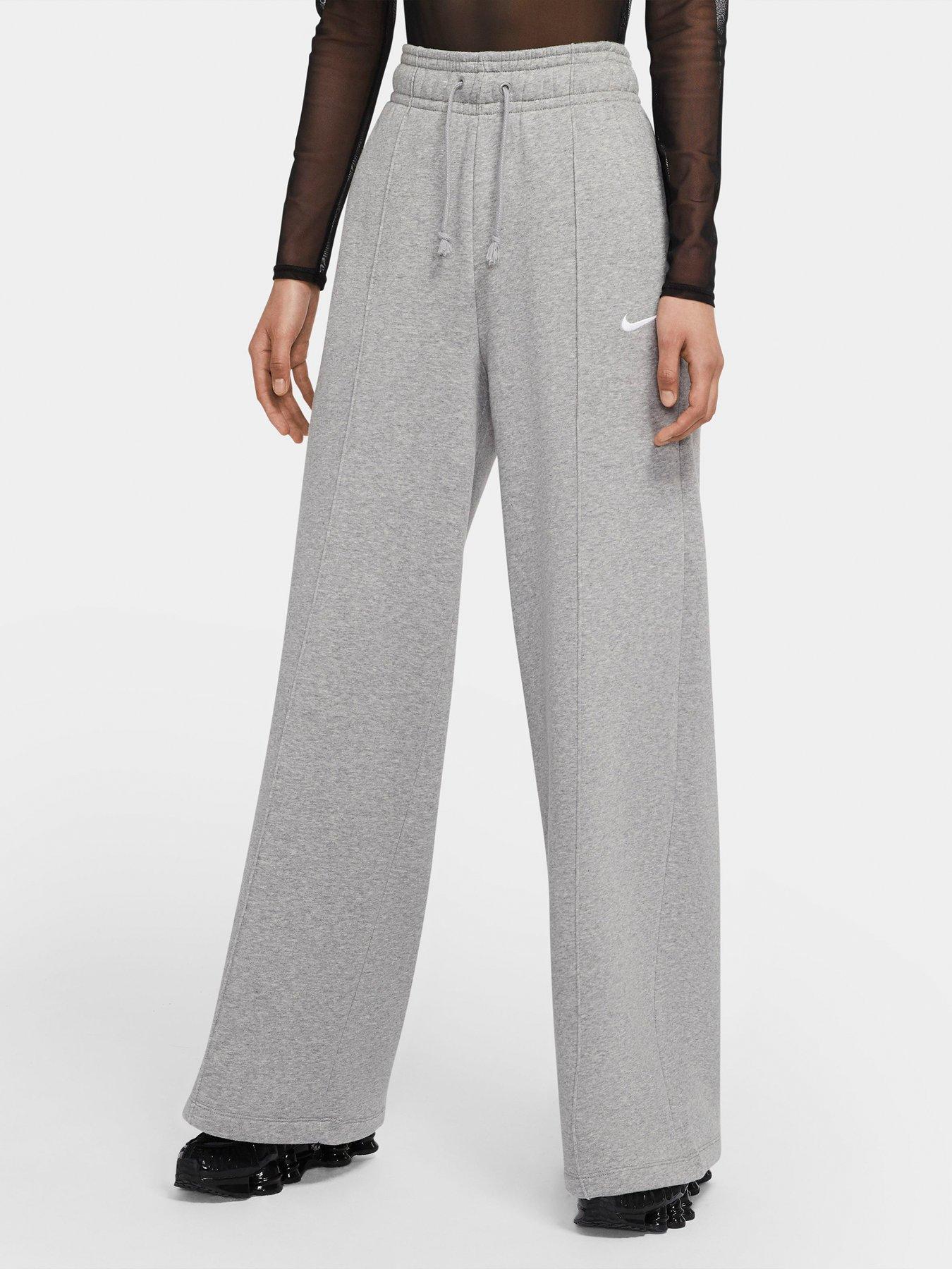 nike mini swoosh high waisted wide leg 