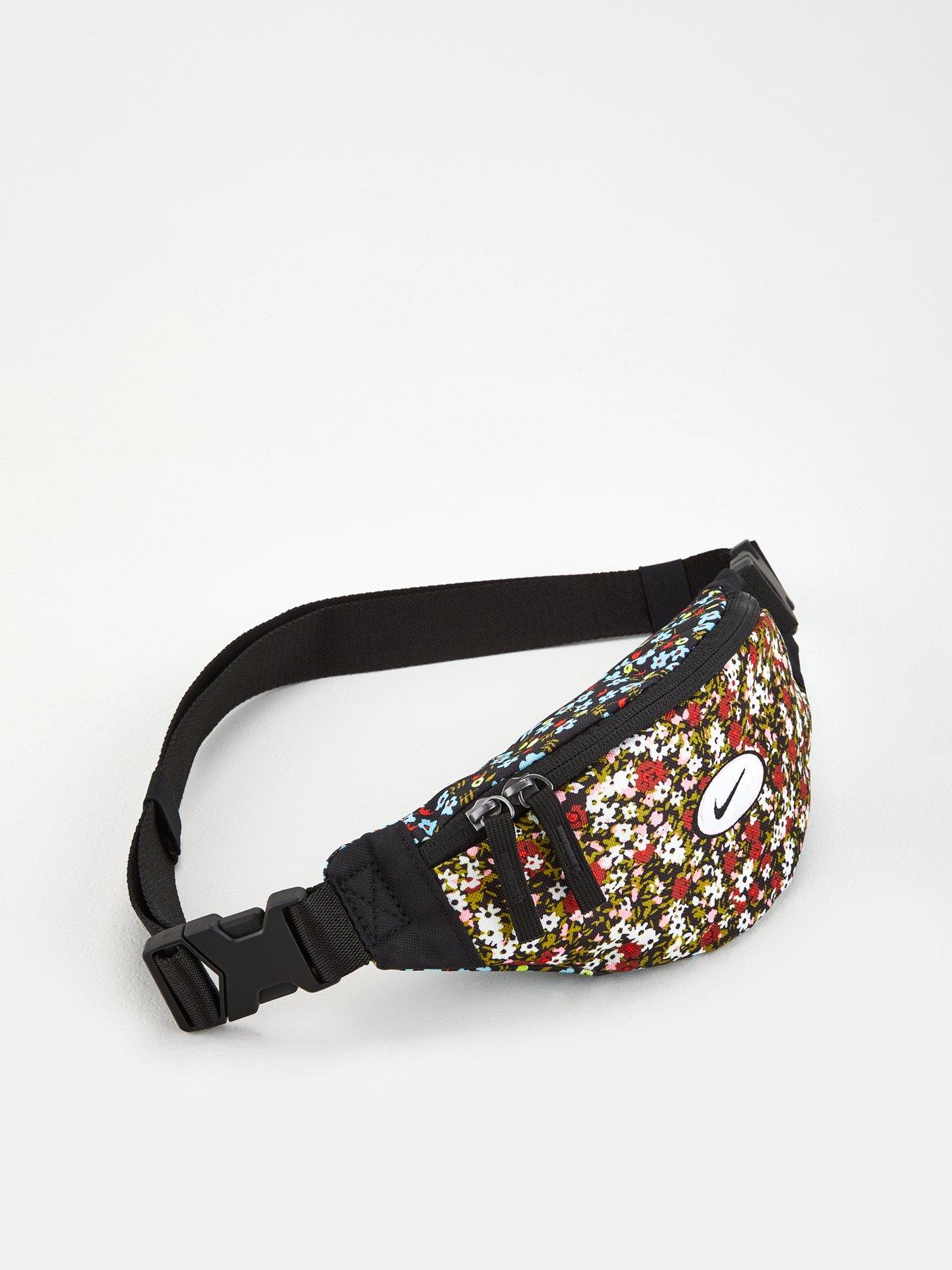 nike floral waist bag