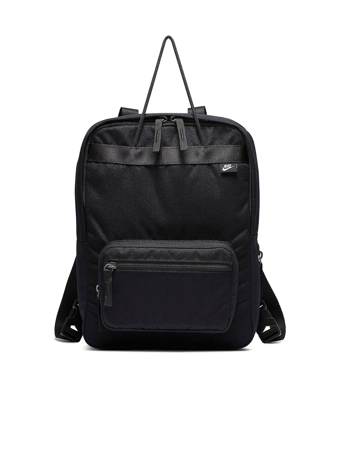 nike black boxy backpack