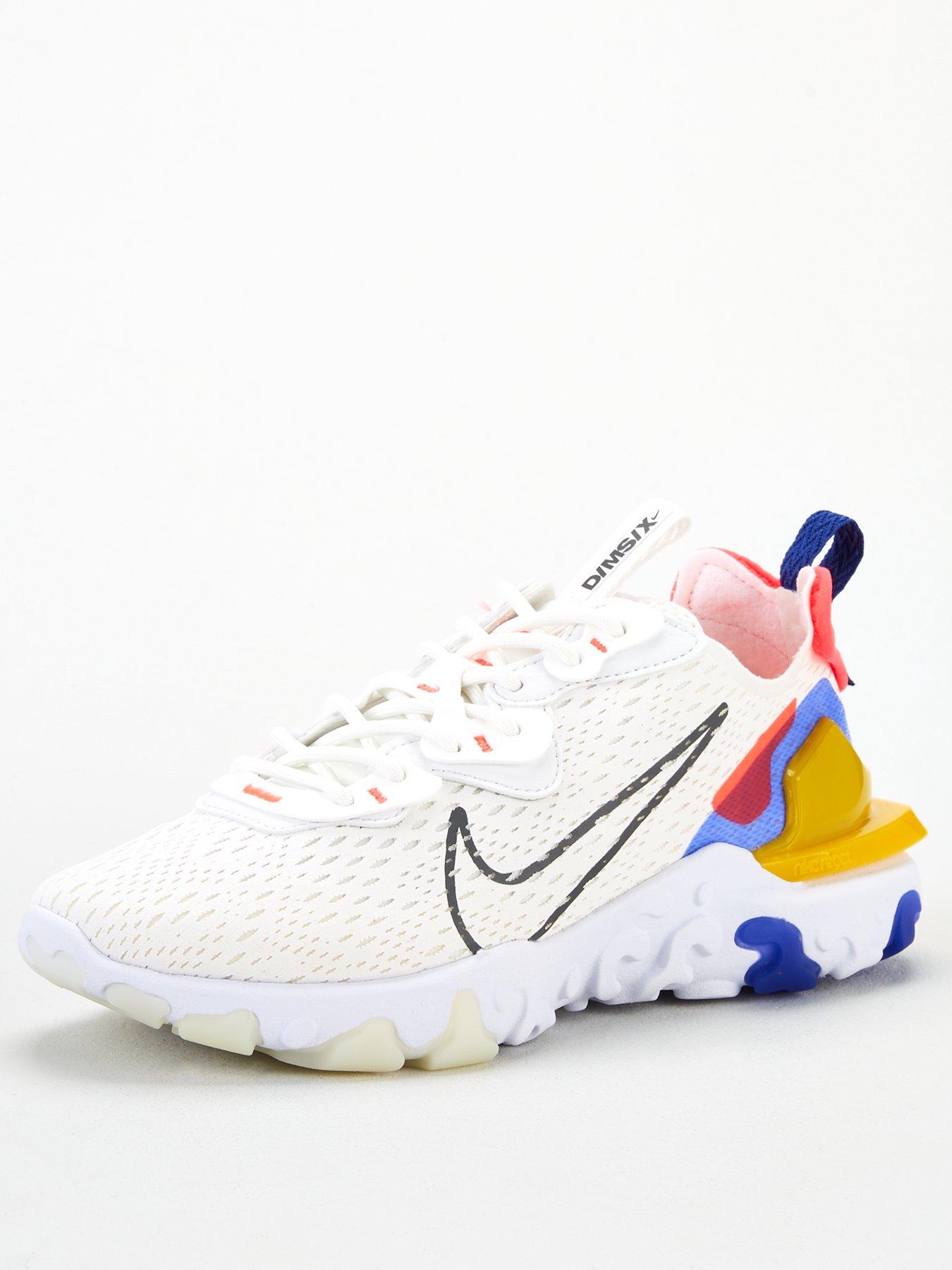 nike react vision pink and white