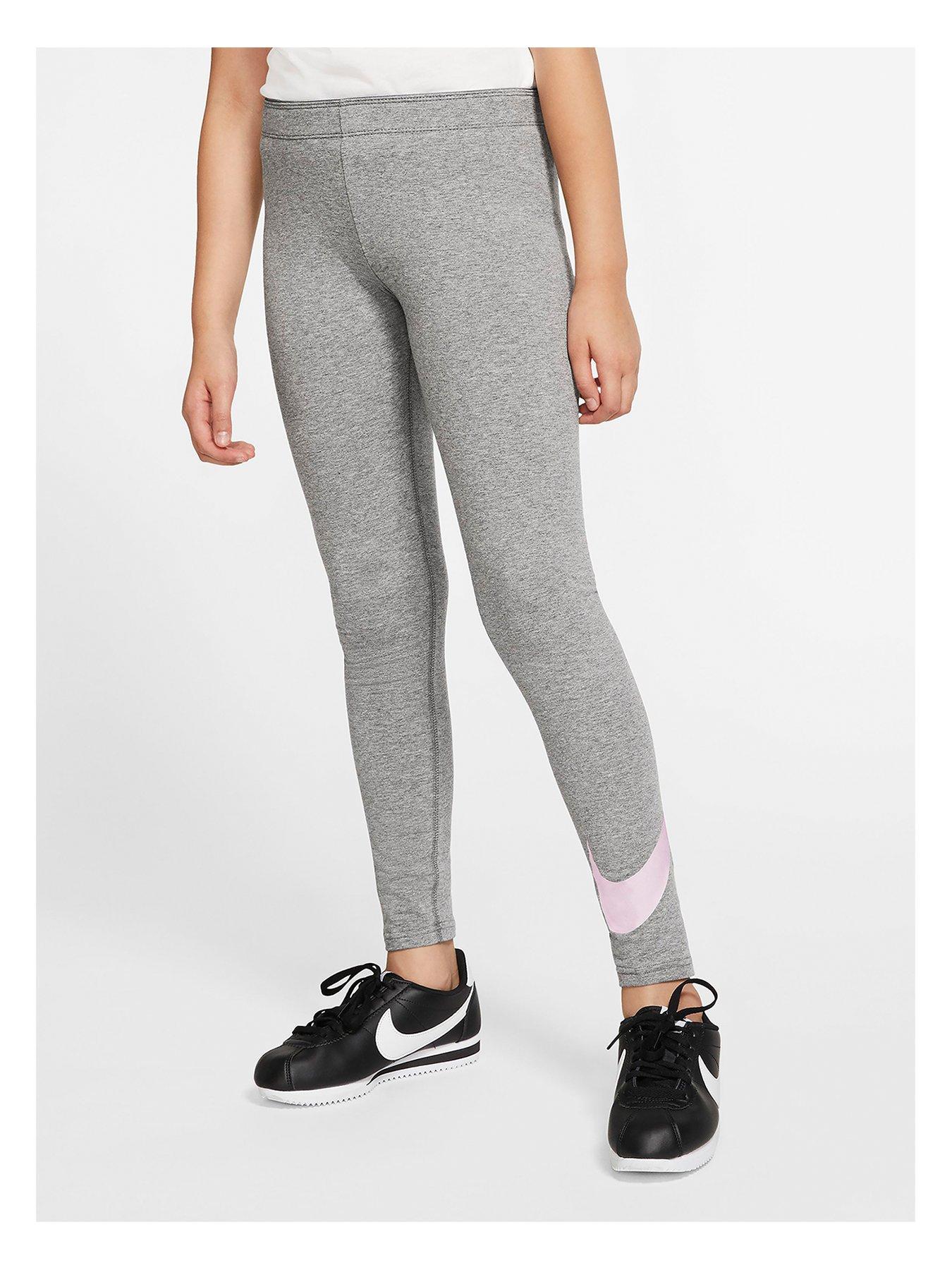 girls grey nike leggings