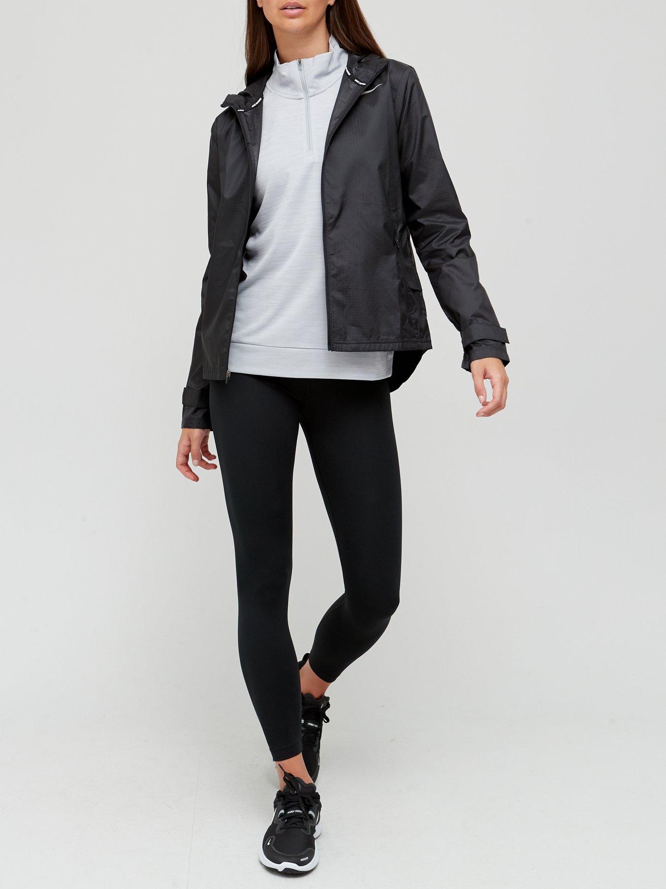 Nike Women's Running Essential Jacket - BLACK/SILVER | very.co.uk