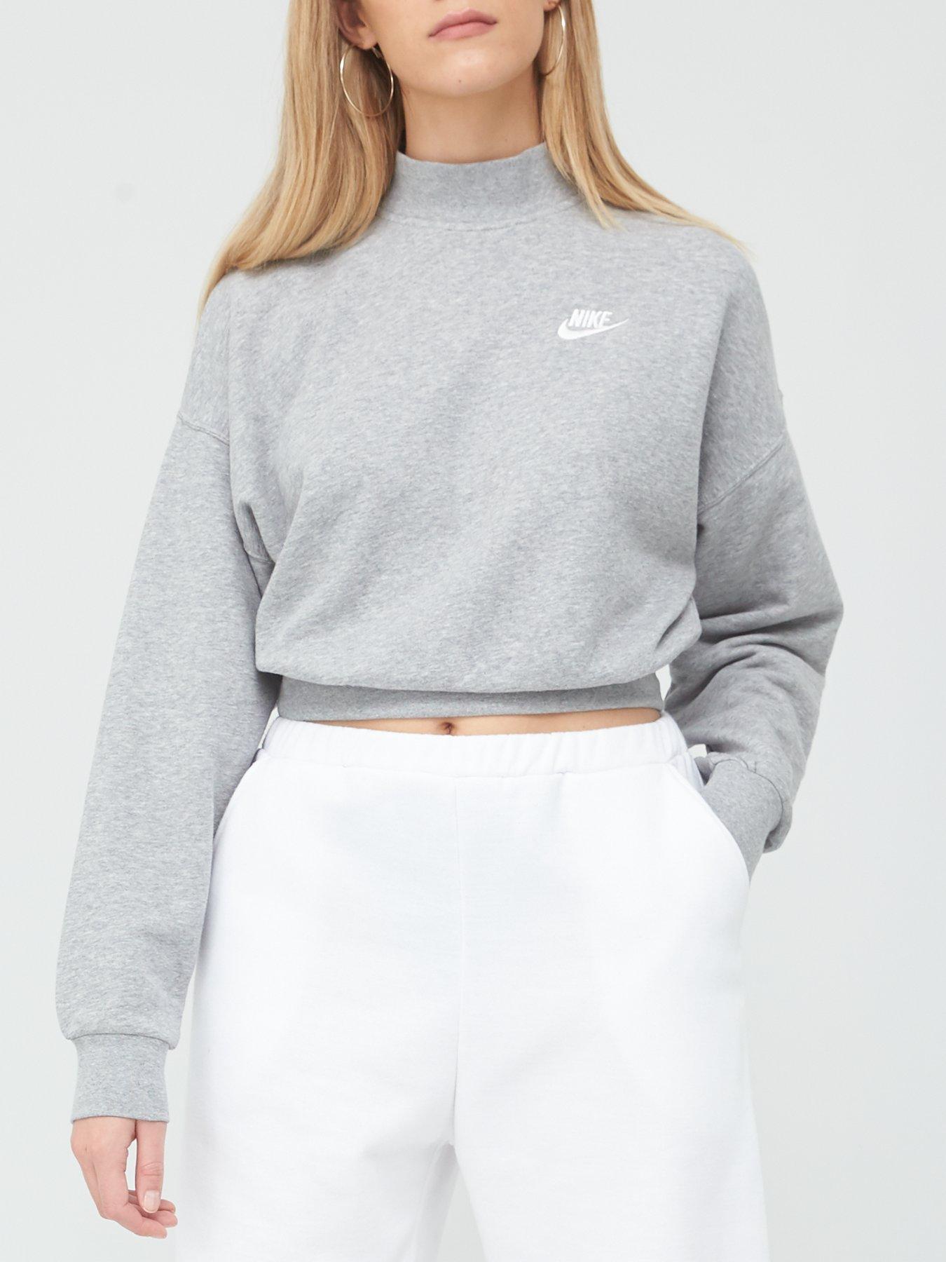 nike high collar sweatshirt