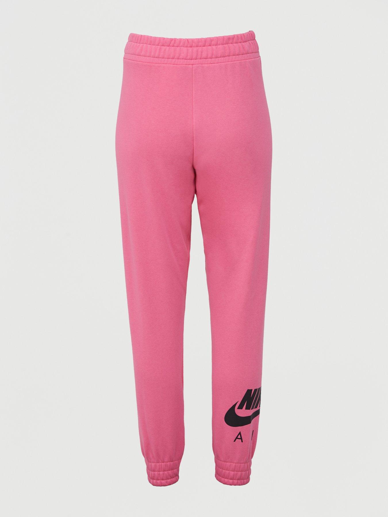 pink fleece joggers