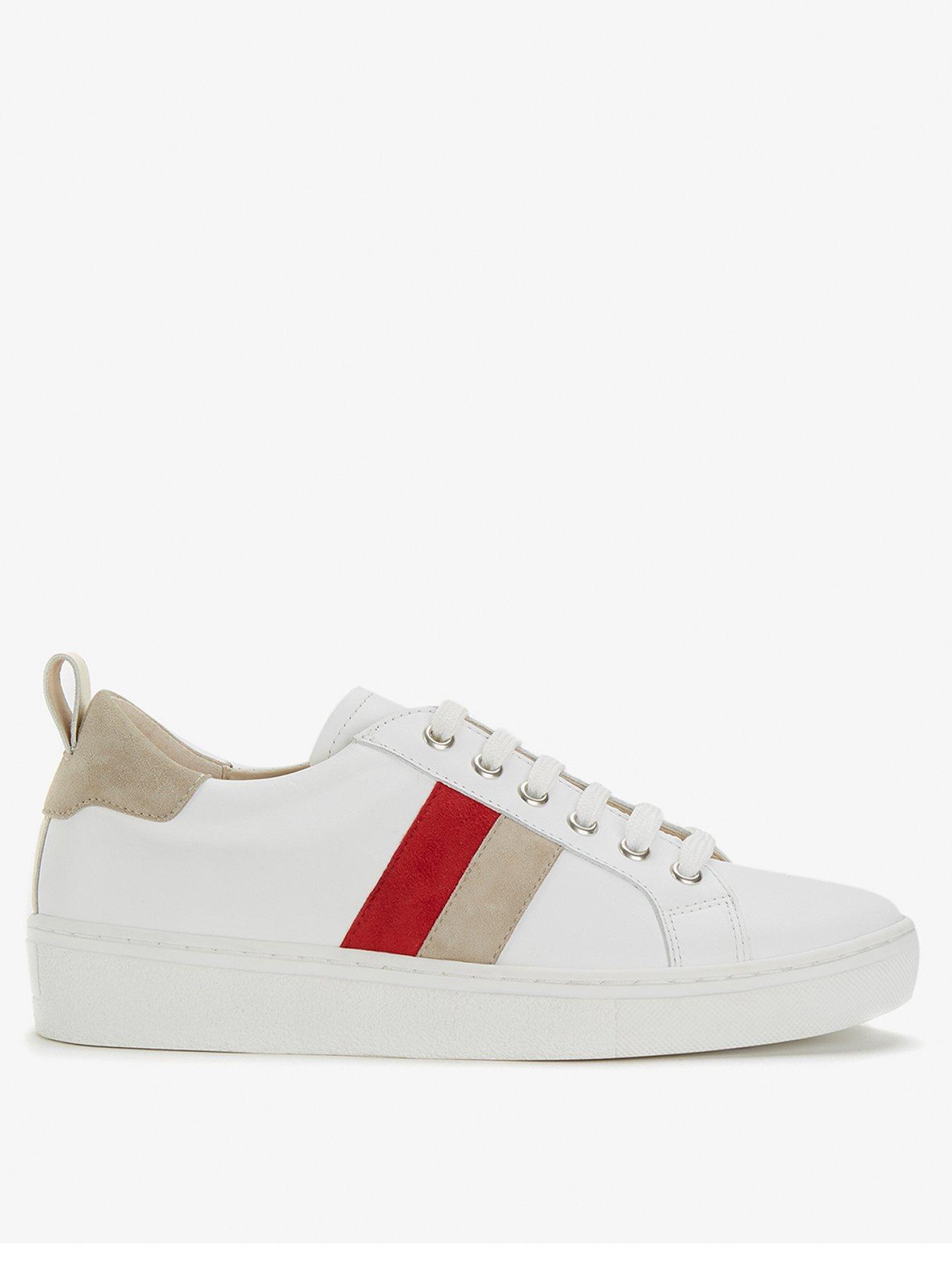mint velvet white trainers