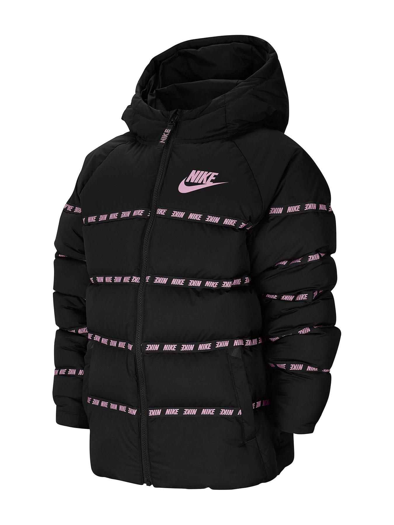 black pink nike jacket