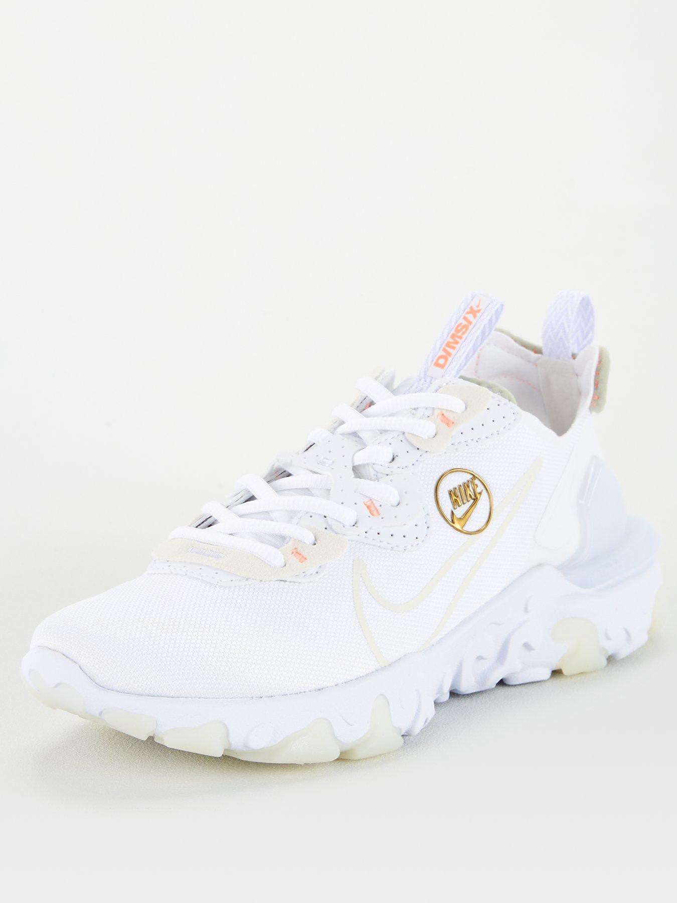 women's nike react vision white